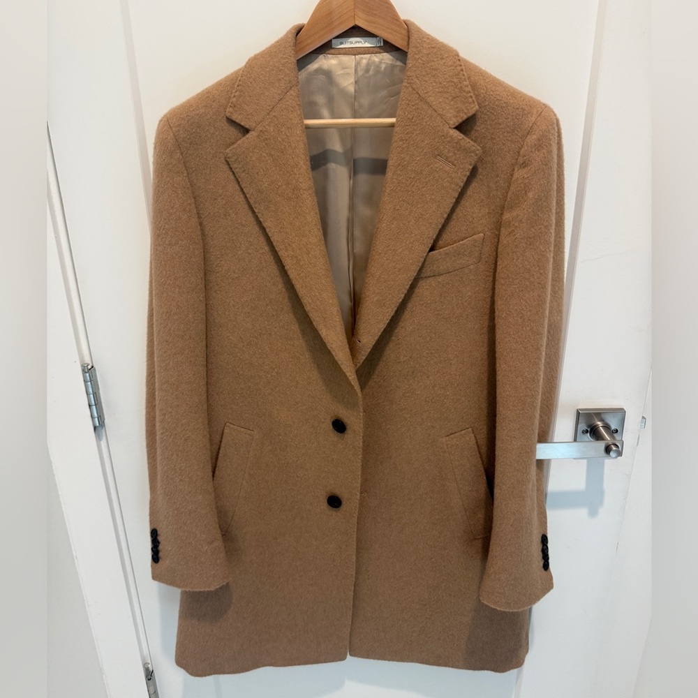 Suit Supply Men’s Camel Coat